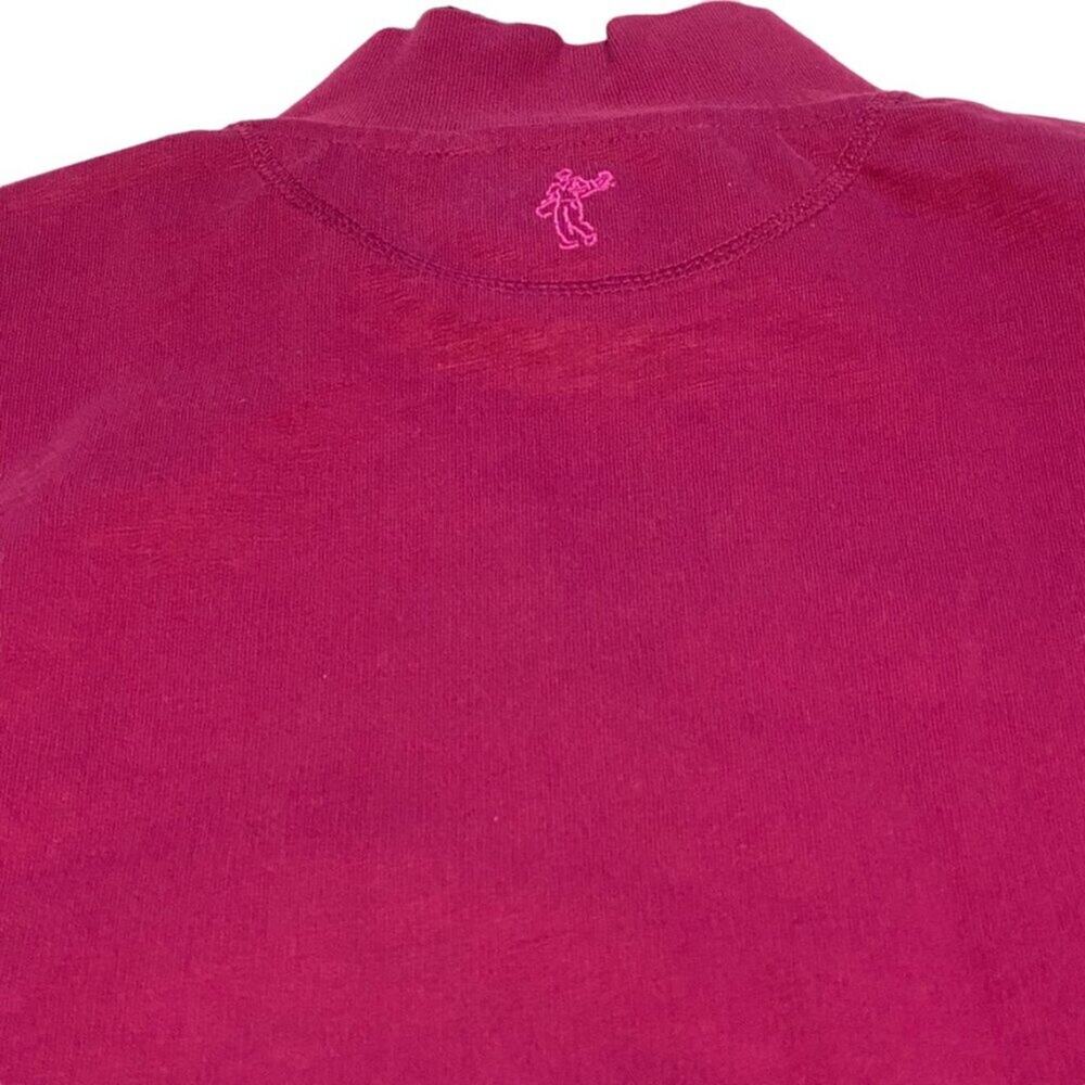 Ashworth NWT Golf Men’s 1/4 zip cotton vest, oversized Medium in the color Berry - Picture 5 of 12